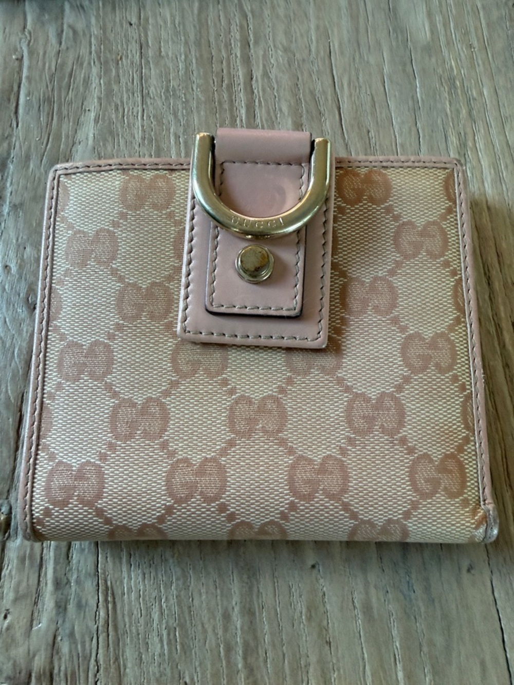 Gucci GG Crystal D-Ring Wallet